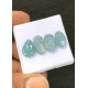 High Quality Natural Aqua Kyanite Rose Cut Fancy Shape Cabochons Gemstone For Jewelry