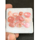 High Quality Natural Peruvian Pink Opal Rose Cut Fancy Shape Cabochon Gemstone For Jewelry