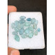 High Quality Natural Aqua Kyanite Hand Craved Leaf Shape Cabochons Gemstone For Jewelry