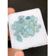 High Quality Natural Aqua Kyanite Hand Craved Leaf Shape Cabochons Gemstone For Jewelry