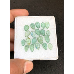High Quality Natural Mint Kyanite Hand Craved Leaf Shape Cabochons Gemstone For Jewelry