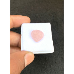 High Quality Natural Morganite Hand Craved Heart Shape Cabochons Gemstone For Jewelry
