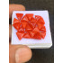 Beautiful High Quality Natural Red Coral Smooth Trillion Shape Cabochons Gemstone For Jewelry