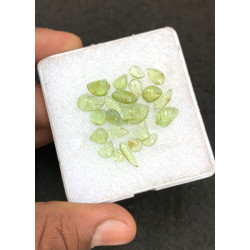 High Quality Natural Peridot Hand Craved Leaf Shape Cabochons Gemstone For Jewelry