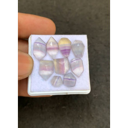 High Quality Natural Fluorite Step Cut Fancy Shape Cabochons Gemstone For Jewelry