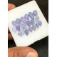 High Quality Natural Tanzanite Hand Craved Leaf Shape Cabochons Gemstone For Jewelry