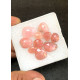 High Quality Natural Peruvian Pink Opal Rose Cut Fancy Shape Cabochon Gemstone For Jewelry