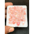 High Quality Natural Peruvian Pink Opal Rose Cut Fancy Shape Cabochon Gemstone For Jewelry