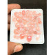 High Quality Natural Peruvian Pink Opal Rose Cut Fancy Shape Cabochon Gemstone For Jewelry