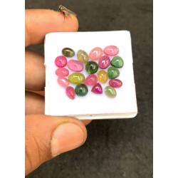 High Quality Natural Tourmaline Smooth Mix Shape Cabochons Gemstone For Jewelry