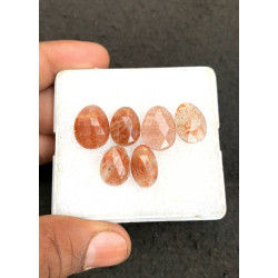 High Quality Natural Sunstone Moonstone Rose Cut Fancy Shape Cabochon Gemstone For Jewelry