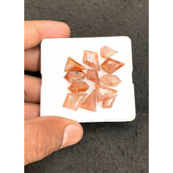 High Quality Natural Sunstone Step Cut Fancy Shape Cabochons Gemstone For Jewelry