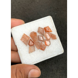 High Quality Natural Sunstone Step Cut Fancy Shape Cabochons Gemstone For Jewelry