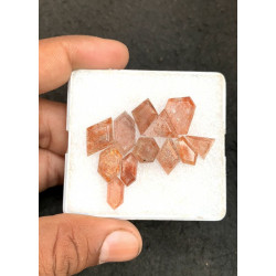 High Quality Natural Sunstone Step Cut Fancy Shape Cabochons Gemstone For Jewelry