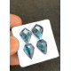 High Quality Natural Teal Green Kyanite Rose Cut Fancy Shape Cabochons Gemstone For Jewelry