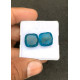 High Quality Natural Apatite and Crystal Doublet Step Cut Cushion Shape Cabochons Gemstone For Jewelry