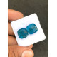 High Quality Natural Apatite and Crystal Doublet Step Cut Cushion Shape Cabochons Gemstone For Jewelry