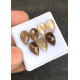 High Quality Natural Mother Of Pearl and Smoky Quartz Doublet Rose Cut Pear Shape Cabochons Gemstone For Jewelry