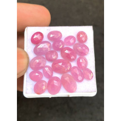 High Quality Natural Ruby Rose Cut Fancy Shape Cabochons Gemstone For Jewelry