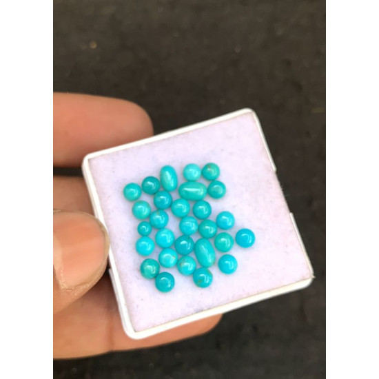 High Quality Natural Arizona Turquoise Smooth Mix Shape Cabochons Gemstone For Jewelry