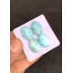 High Quality Natural Larimar Rose Cut Oval Shape Cabochons Gemstone For Jewelry