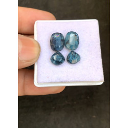 High Quality Natural Teal Green Kyanite Step Cut Pair Fancy Shape Cabochons Gemstone For Jewelry