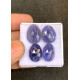 High Quality Natural Iolite Rose Cut Fancy Shape Cabochons Gemstone For Jewelry