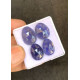 High Quality Natural Iolite Rose Cut Fancy Shape Cabochons Gemstone For Jewelry