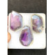 High Quality Natural Trapiche Moos Amethyst Smooth Fancy Shape Cabochons Gemstone For Jewelry