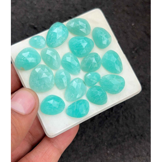 High Quality Arizona Turquoise Rose Cut Fancy Shape Cabochon For Jewelry