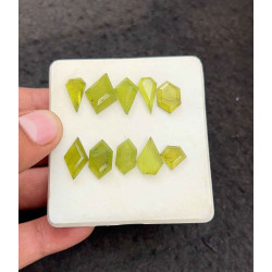 High Quality Natural Vesuvianite Step Cut Fancy Shape Gemstone For Jewelry