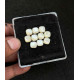 High Quality Natural Mother Of Pearl Smooth Cushion Shape Cabochon Gemstone For Jewelry