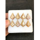 High Quality Natural Golden Sapphire Step Cut Fancy Shape Cabochons Gemstone For Jewelry