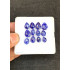 High Quality Natural Thailand Blue Sapphire Rose Cut Pear Shape Cabochons Gemstone For Jewelry