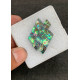 High Quality Natural Abalone Shell Pearl and Crystal Doublet Step Cut Kite Shape Cabochons Gemstone For Jewelry