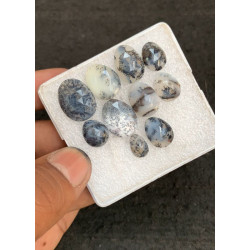 High Quality Natural Dendrite Opal Rose Cut Fancy Shape Cabochons Gemstone For Jewelry