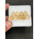 High Quality Natural Citrine Hand Craved Leaf Shape Cabochons Gemstone For Jewelry