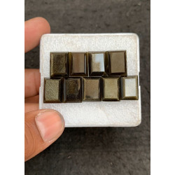 High Quality Natural Golden Obsidian Step Cut Rectangle Shape Gemstone For Jewelry