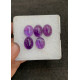 High Quality Natural Amethyst Smooth Oval Shape Cabochons Gemstone For Jewelry