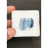 High Quality Natural Bio Color Aqua Kyanite Rose Cut Mix Shape Cabochons Gemstone For Jewelry