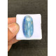 High Quality Natural Bio Color Aqua Kyanite Rose Cut Oval Shape Cabochons Gemstone For Jewelry