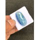 High Quality Natural Bio Color Aqua Kyanite Rose Cut Oval Shape Cabochons Gemstone For Jewelry