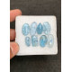 High Quality Natural Bio Color Aqua Kyanite Rose Cut Mix Shape Cabochons Gemstone For Jewelry