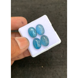 High Quality Natural Indicolite Kyanite Smooth Oval Shape Cabochons Gemstone For Jewelry