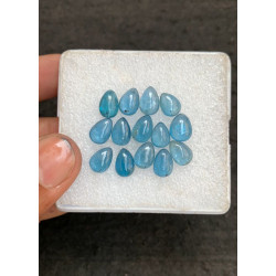 High Quality Natural Indicolite Kyanite Smooth Pear Shape Cabochons Gemstone For Jewelry