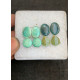 High Quality Natural Tibetan Turquoise Smooth Pair Mix Shape Cabochons Gemstone For Jewelry