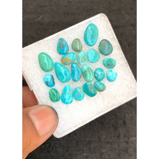 High Quality Natural American Turquoise Smooth Fancy Shape Cabochons Gemstone For Jewelry