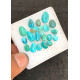 High Quality Natural American Turquoise Smooth Fancy Shape Cabochons Gemstone For Jewelry