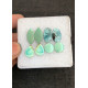 High Quality Natural Tibetan Turquoise Smooth Pair Mix Shape Cabochons Gemstone For Jewelry