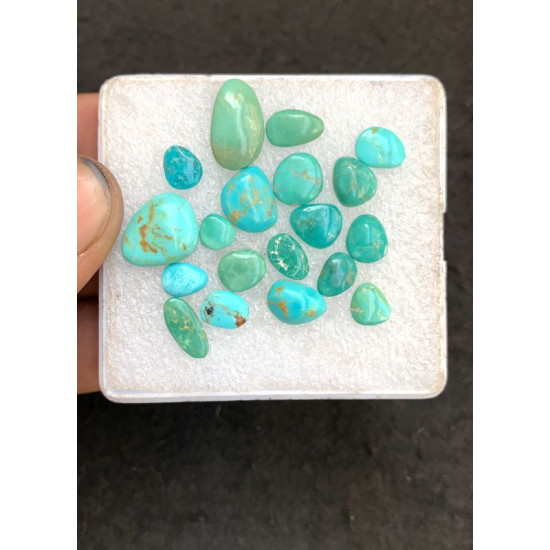 High Quality Natural American Turquoise Smooth Fancy Shape Cabochons Gemstone For Jewelry